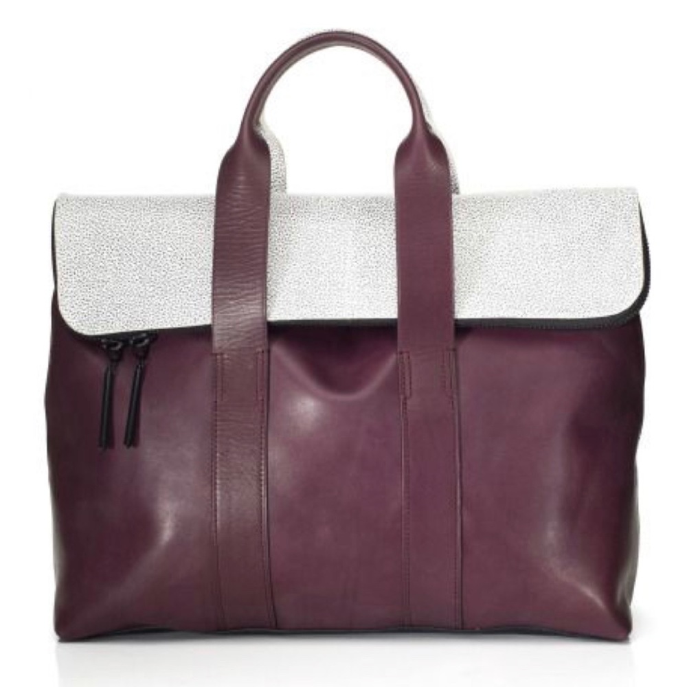 3.1 PHILLIP LIM 31 HOUR BAG Burgundy cowhide color